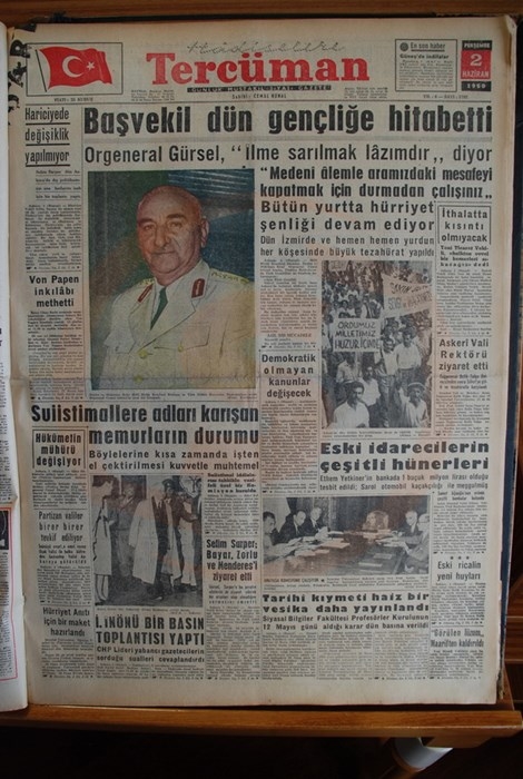 Menderes'i İdama Götüren Darbeci Manşetler 34