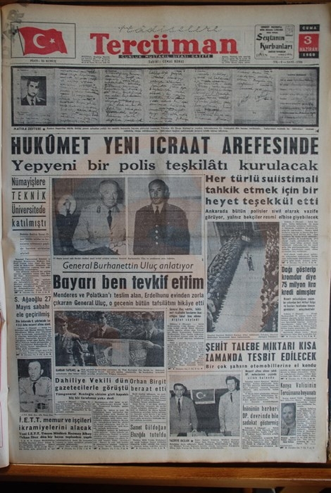 Menderes'i İdama Götüren Darbeci Manşetler 35