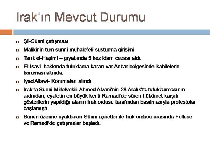 Irak'ın Dünü, Bugünü ve Yarını (Seminer Notları) 32