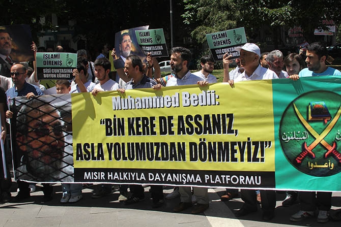 Darbenin Yıldönümünde Sisi Protestosu 2