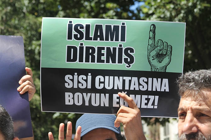 Darbenin Yıldönümünde Sisi Protestosu 4