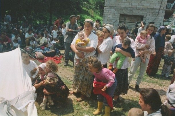 Boşnakların Ölüm Yürüyüşünün Fotoğrafları 5