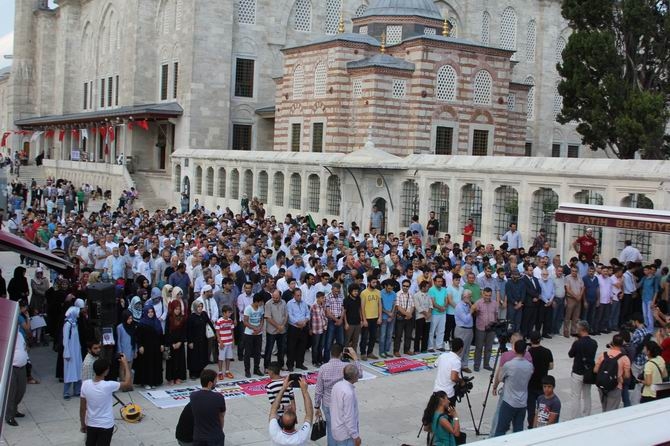Ahrar Şehitleri İçin Fatih’te Gıyabi Cenaze Namazı 1