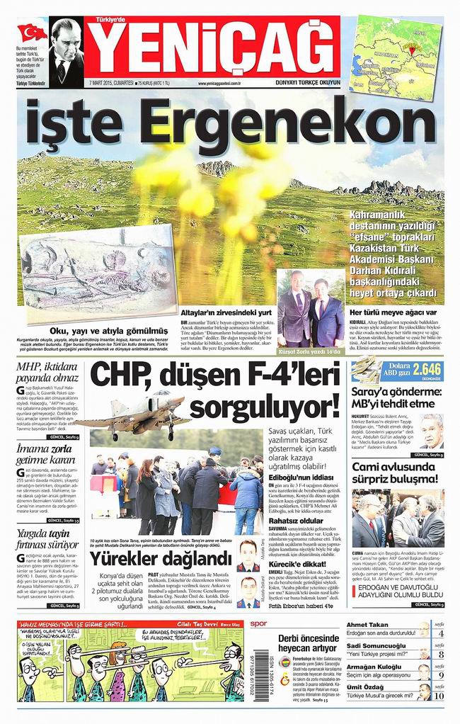 Gazete Manşetleri - 7 Mart 2015 33