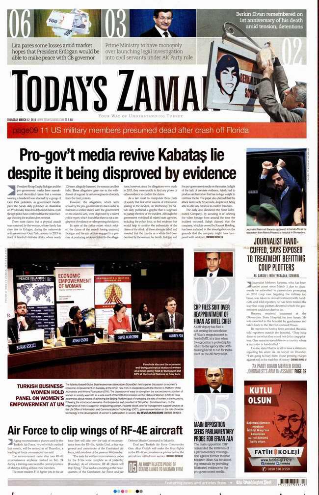 Bugünün Gazete Manşetleri - 12 Mart 2015 24