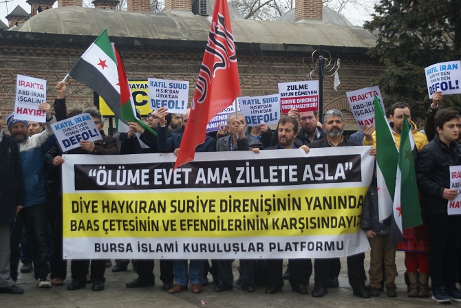 Bursa’da Suriye İntifadası Selamlandı 1