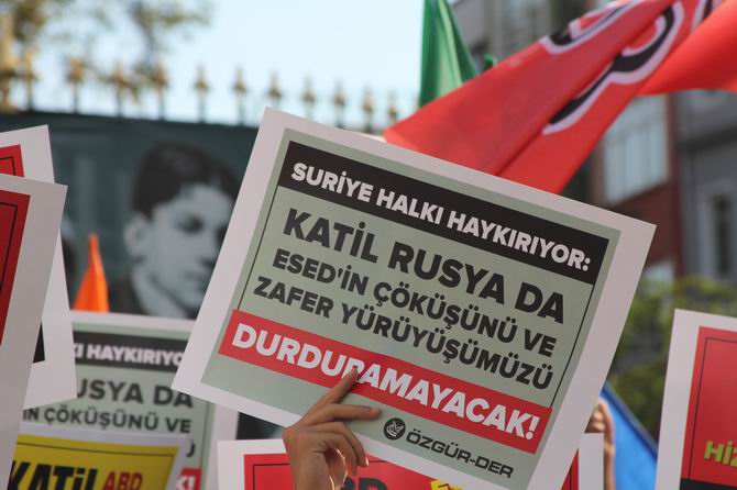 Rusya'nın Suriye Müdahalesi Protesto Edildi 3