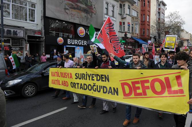 Rus Zulmüne İstanbul’da Protesto 5