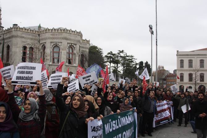 Sol Saldırganlık Beyazıt Meydanı’nda Protesto Edildi! 2
