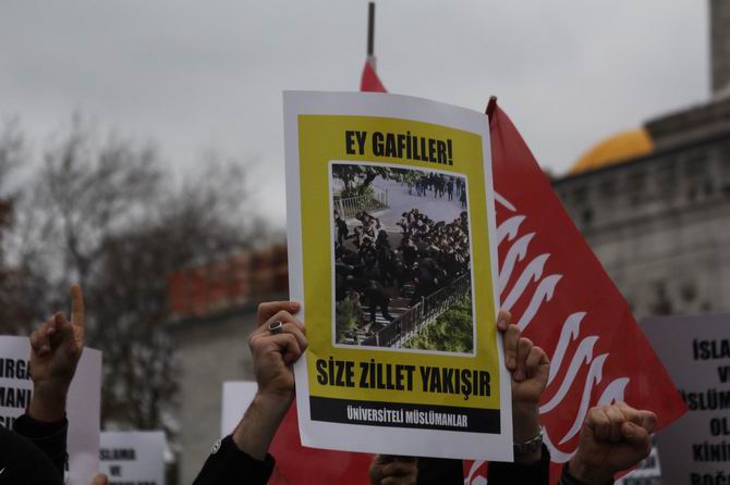 Sol Saldırganlık Beyazıt Meydanı’nda Protesto Edildi! 4
