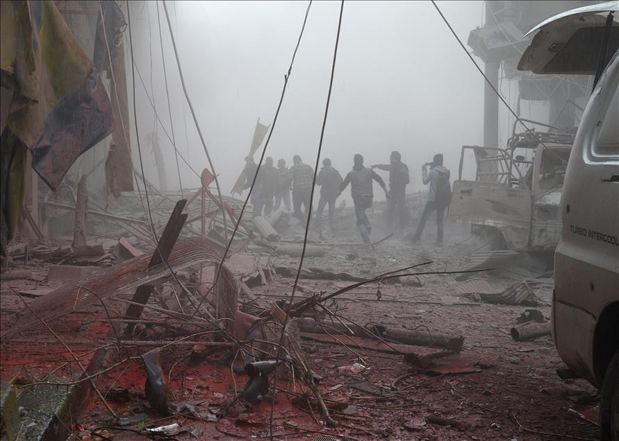 Rus Jetleri, Şam'ı Bombaladı: 50 Ölü, 200 Yaralı 1