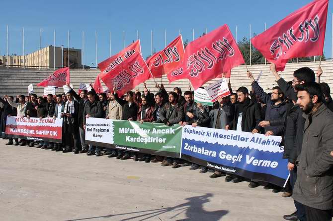 Solcu Çeteler Erzurum ve Bursa'da Protesto Edildi 1