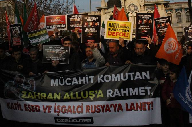 Zahran Alluş’un Şehadeti Saraçhane’de Selamlandı! 2