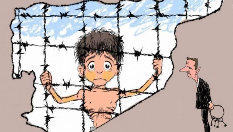 Madaya Çocukları Açlıktan Ölüyor 1
