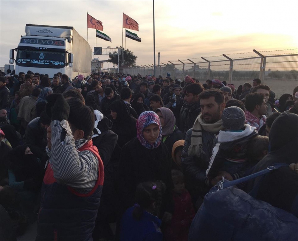 Halep'ten Türkiye'ye Tekrar Göç Başladı 4