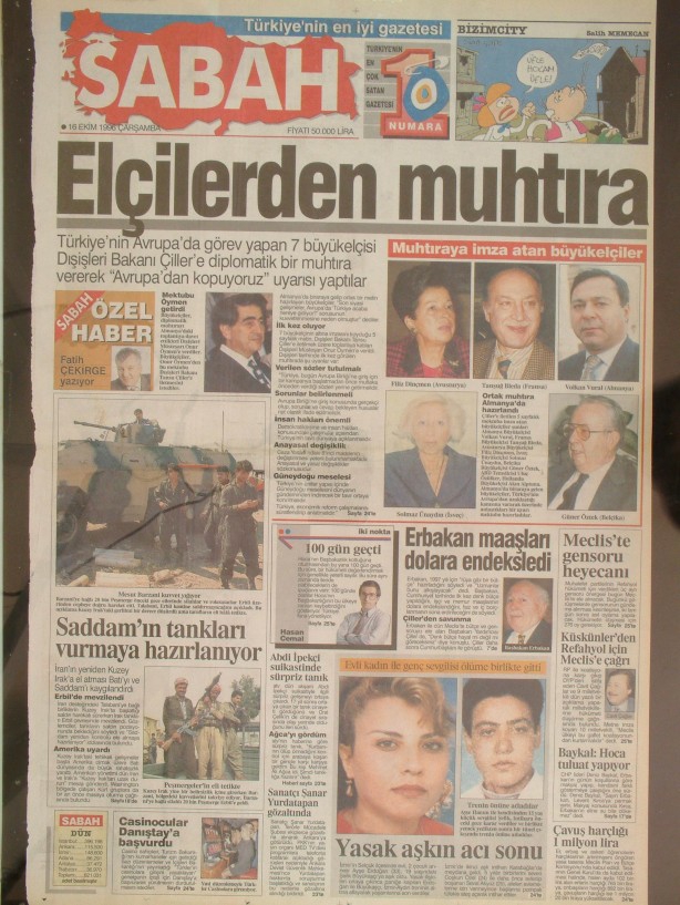 28 Şubat Medyasının Kirli Manşetleri 100