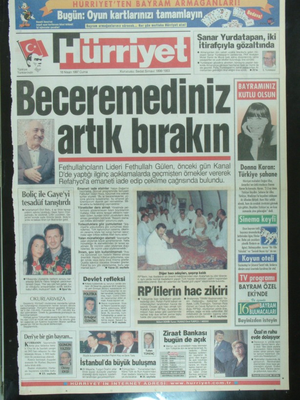 28 Şubat Medyasının Kirli Manşetleri 107