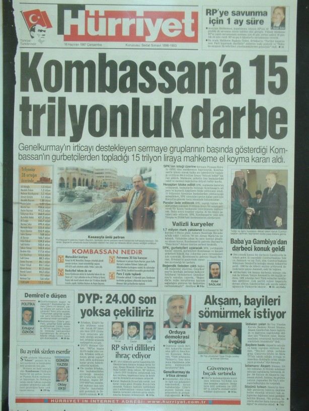 28 Şubat Medyasının Kirli Manşetleri 111