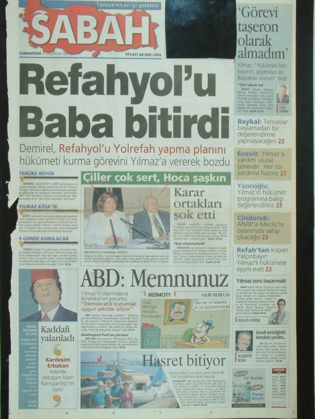 28 Şubat Medyasının Kirli Manşetleri 128