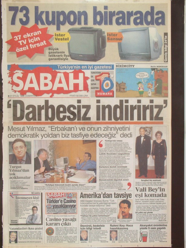 28 Şubat Medyasının Kirli Manşetleri 130