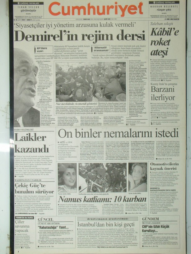 28 Şubat Medyasının Kirli Manşetleri 131
