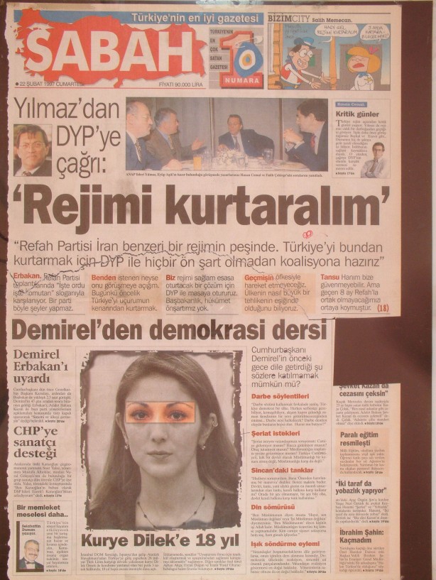 28 Şubat Medyasının Kirli Manşetleri 134
