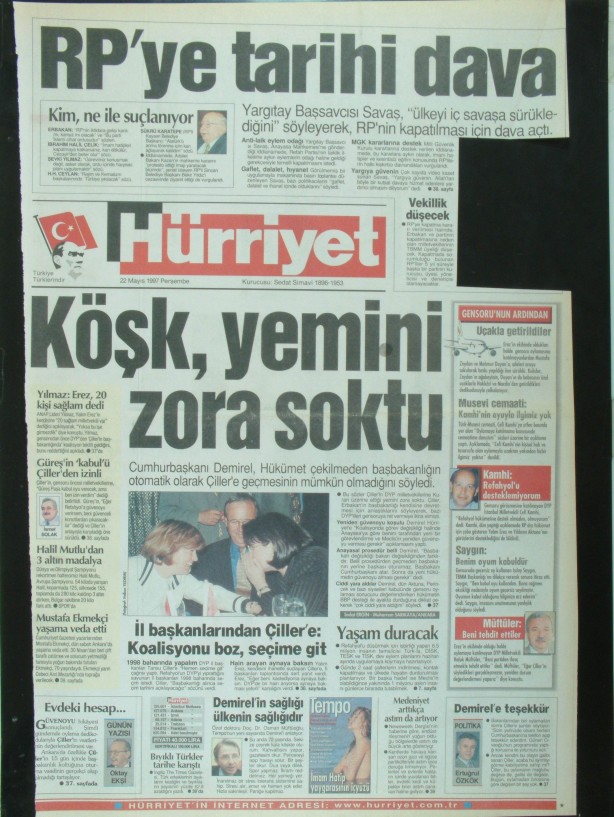 28 Şubat Medyasının Kirli Manşetleri 136