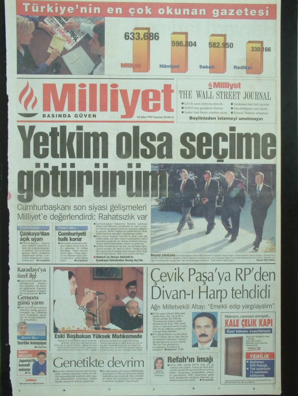 28 Şubat Medyasının Kirli Manşetleri 148