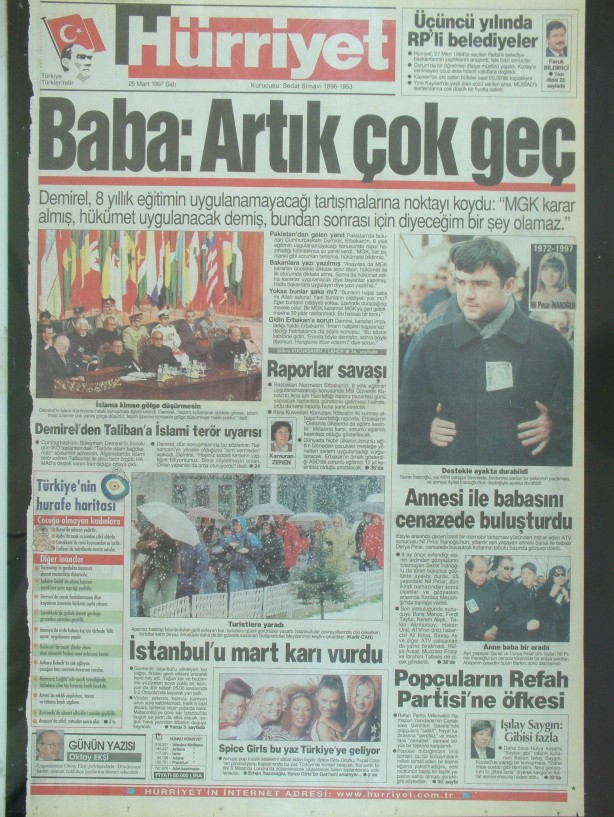 28 Şubat Medyasının Kirli Manşetleri 150