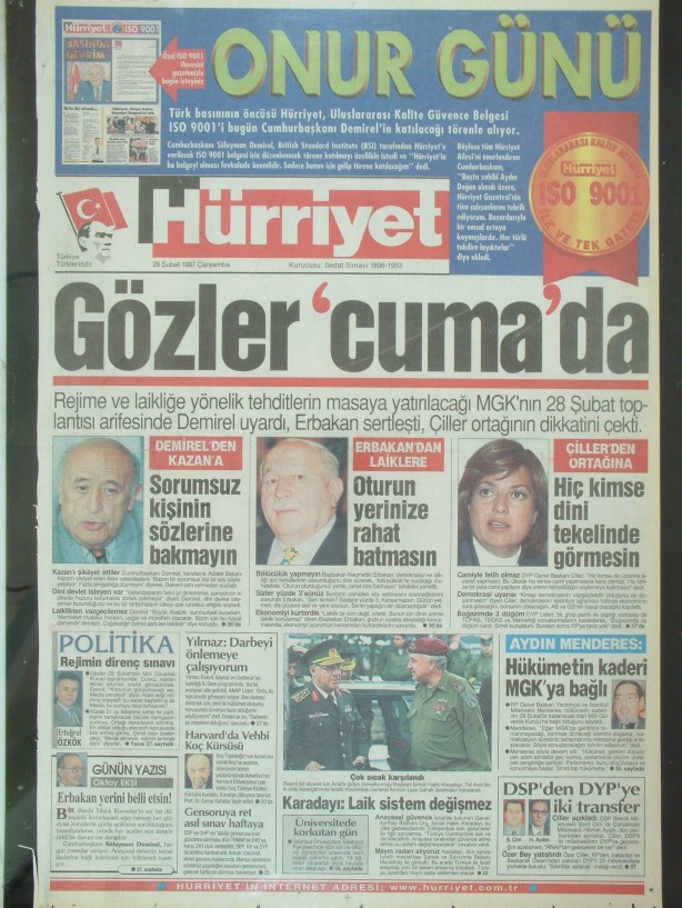 28 Şubat Medyasının Kirli Manşetleri 155