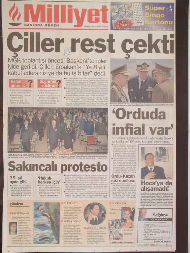 28 Şubat Medyasının Kirli Manşetleri 159