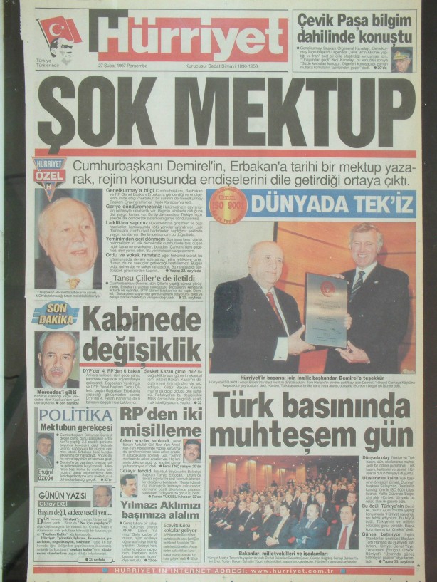 28 Şubat Medyasının Kirli Manşetleri 160