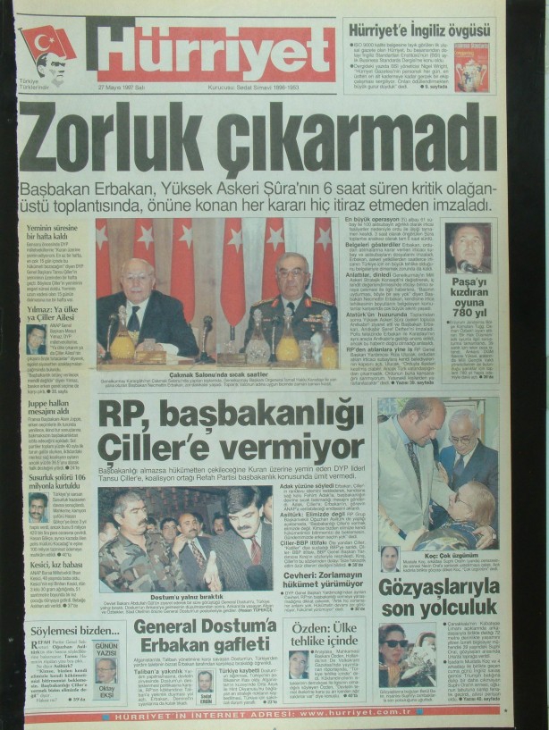 28 Şubat Medyasının Kirli Manşetleri 164