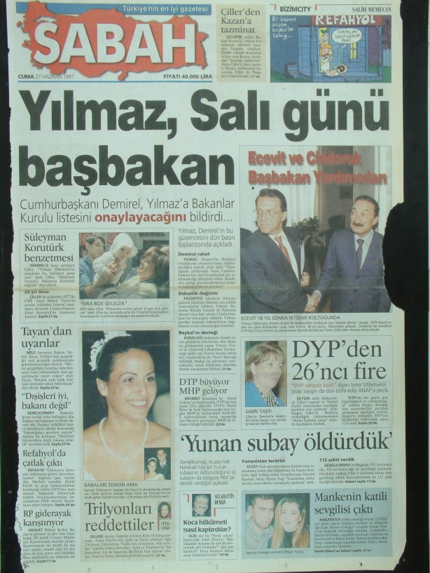 28 Şubat Medyasının Kirli Manşetleri 165