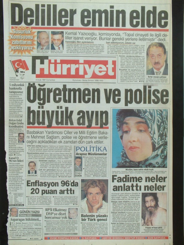 28 Şubat Medyasının Kirli Manşetleri 21