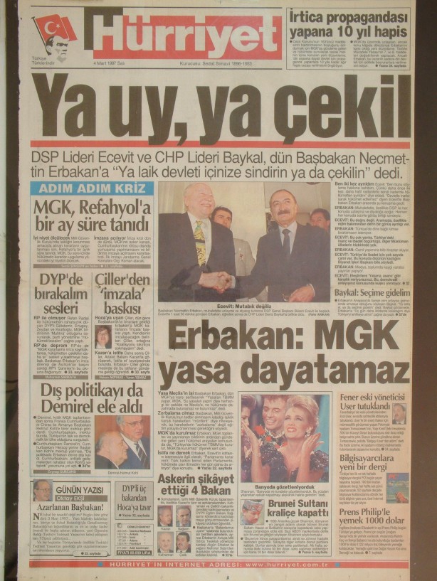 28 Şubat Medyasının Kirli Manşetleri 26