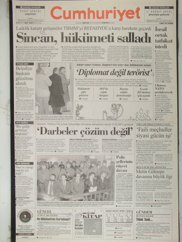 28 Şubat Medyasının Kirli Manşetleri 38