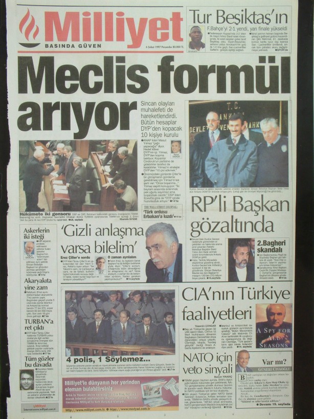 28 Şubat Medyasının Kirli Manşetleri 39