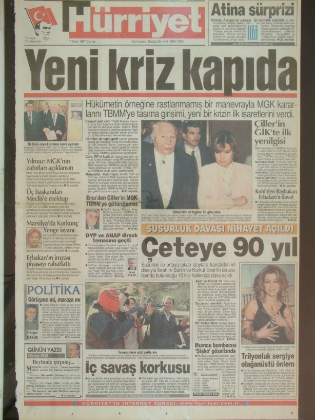 28 Şubat Medyasının Kirli Manşetleri 44