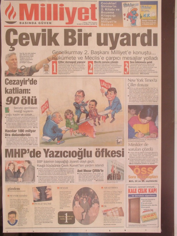 28 Şubat Medyasının Kirli Manşetleri 46