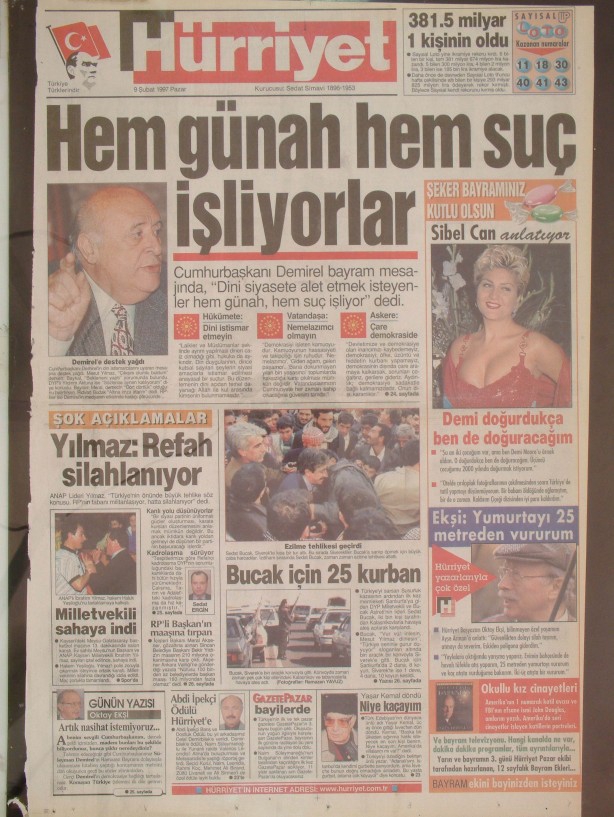 28 Şubat Medyasının Kirli Manşetleri 52