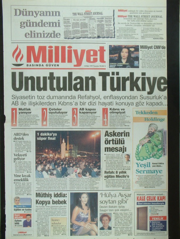 28 Şubat Medyasının Kirli Manşetleri 59