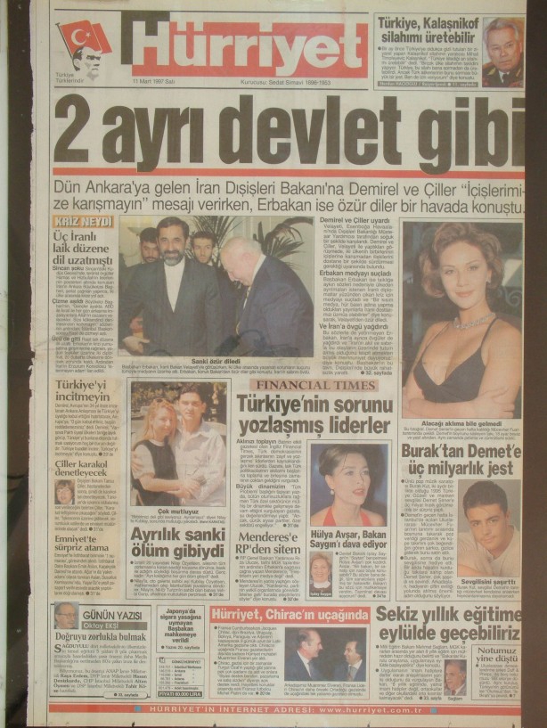 28 Şubat Medyasının Kirli Manşetleri 63