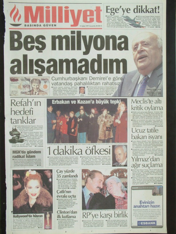 28 Şubat Medyasının Kirli Manşetleri 68