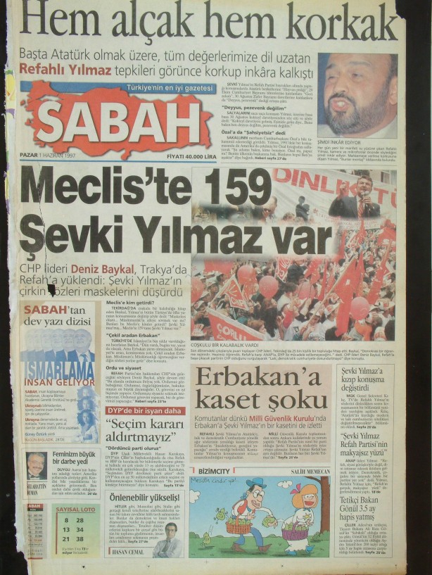 28 Şubat Medyasının Kirli Manşetleri 7
