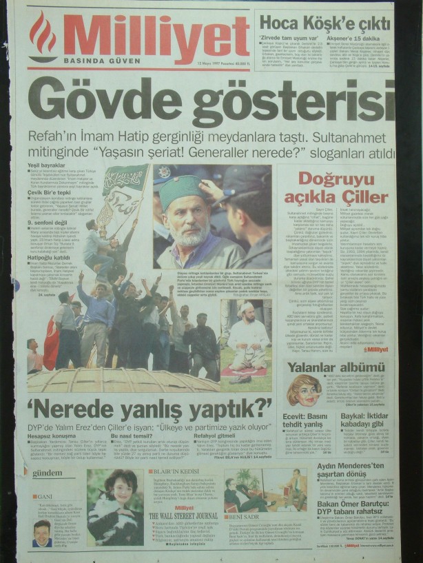 28 Şubat Medyasının Kirli Manşetleri 71