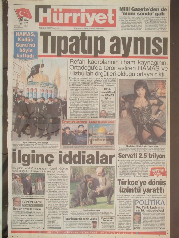 28 Şubat Medyasının Kirli Manşetleri 79