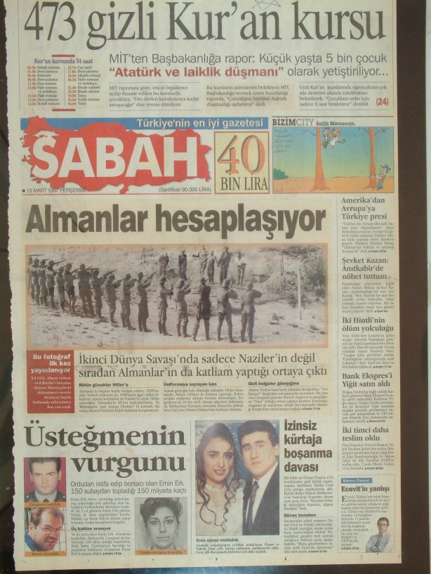 28 Şubat Medyasının Kirli Manşetleri 81