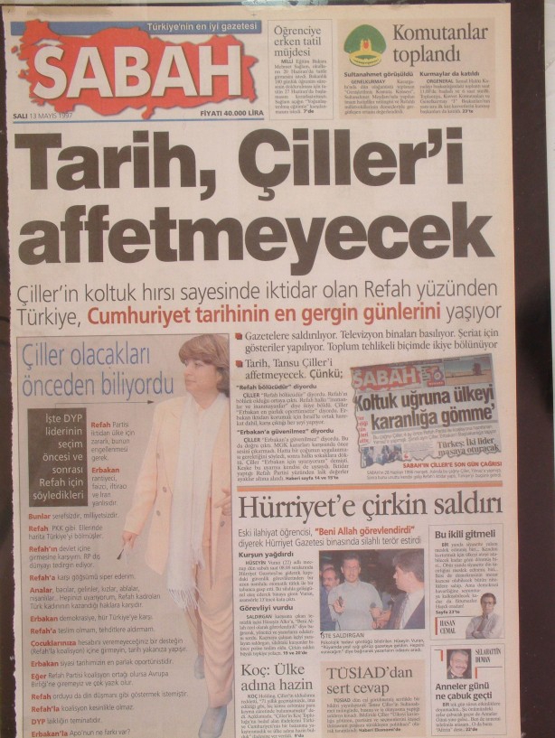 28 Şubat Medyasının Kirli Manşetleri 82