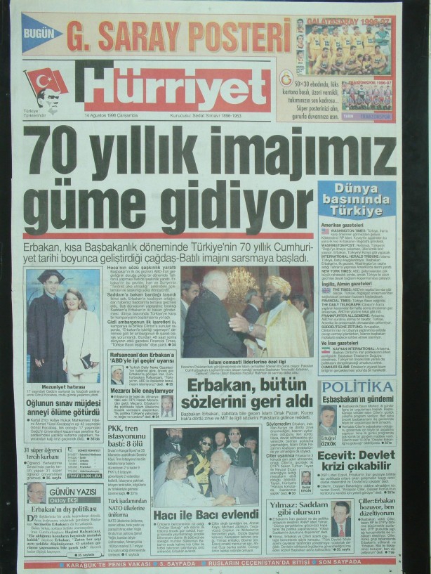28 Şubat Medyasının Kirli Manşetleri 88
